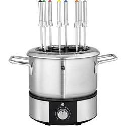 WMF Lono Fondue Fondue 1400 W 8 Fonduegabeln, mit manueller Temperatureinstellung Cromargan